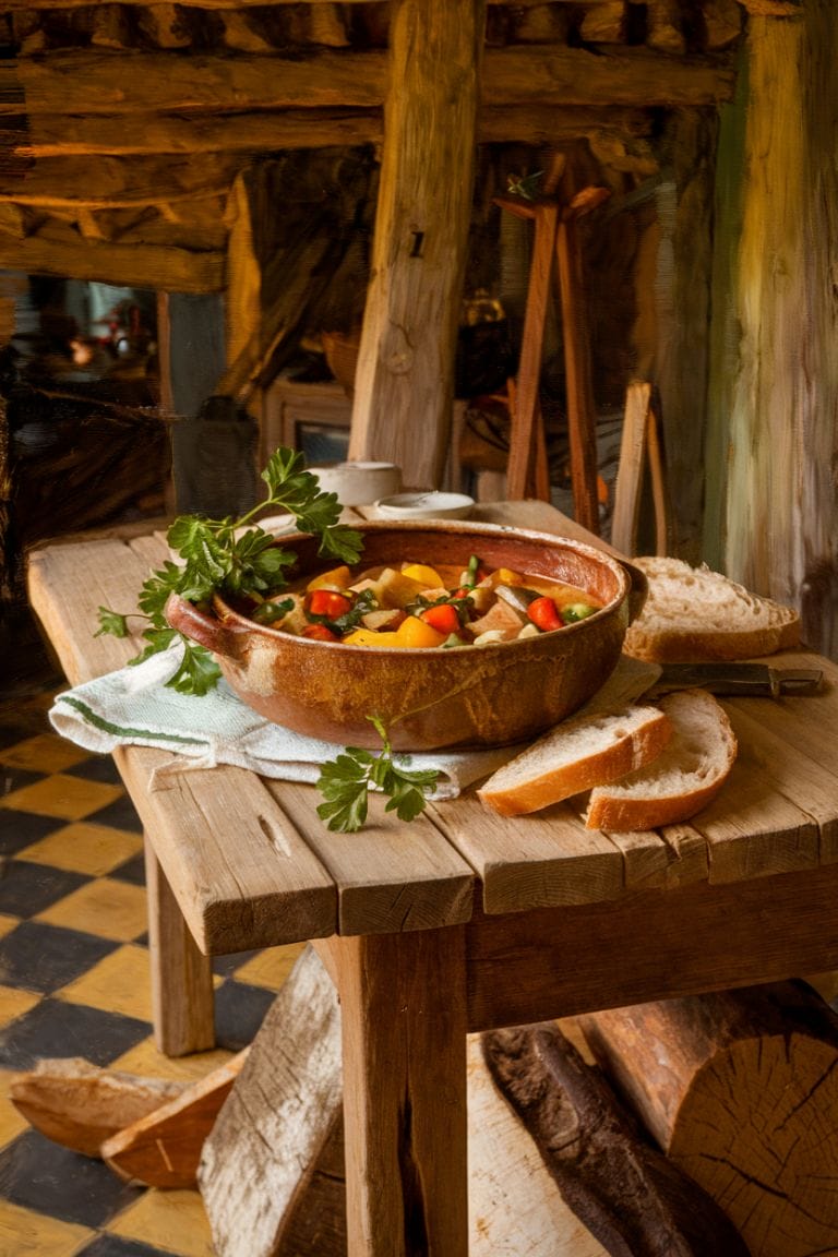 American Victory Garden Vegetable Stew from World War 2